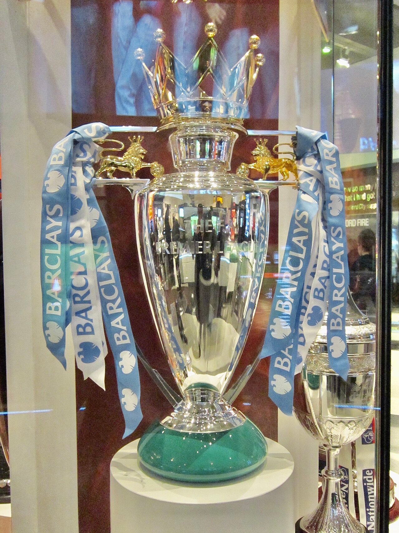 The Premier League trophy — the prize that drives every weekend.